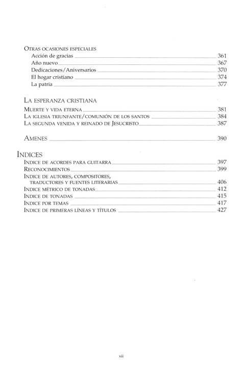 Mil Voces para Celebrar: Himnario Metodista page x