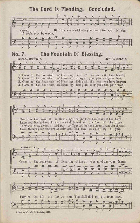 Music that Wins: a collection of sacred song both new and old page 7