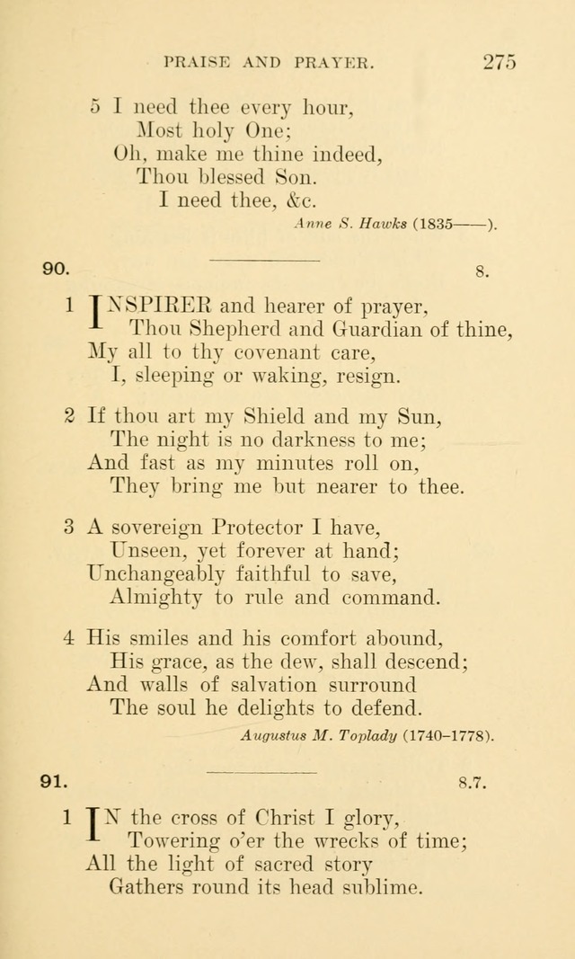 A Manual of Worship: for the chapel of Girard College page 280