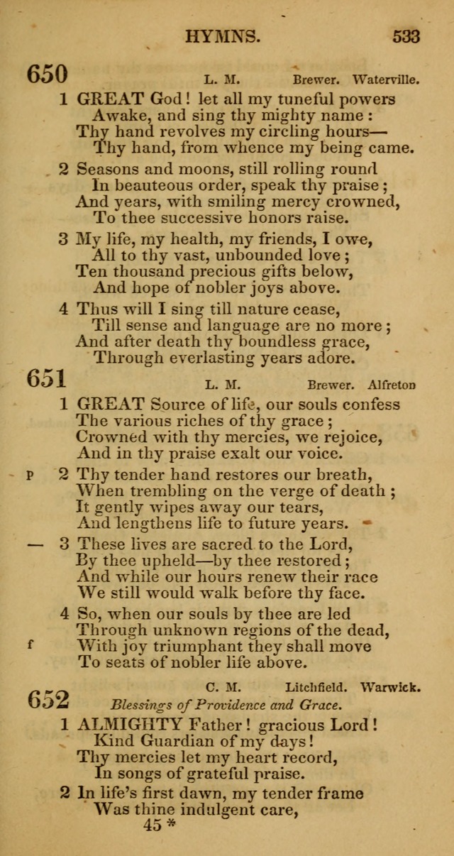 Manual of Christian Psalmody: a collection of psalms and hymns for public worship page 535
