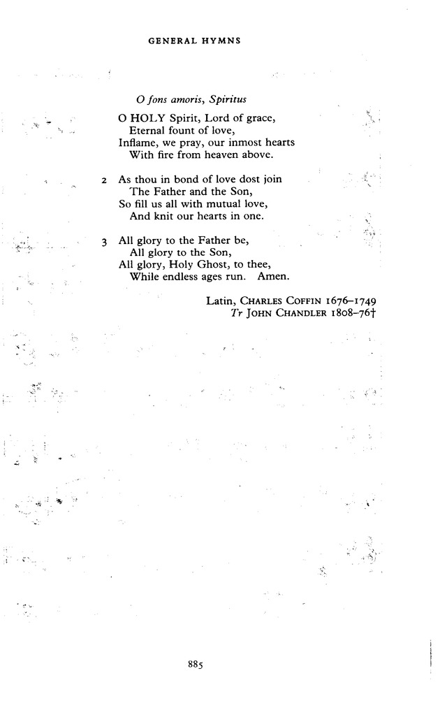 The New English Hymnal page 886