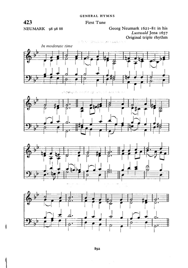 The New English Hymnal page 893