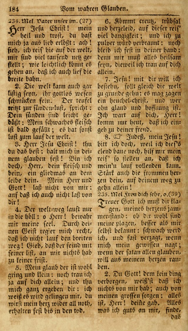 Neueingerichtetes Gesang-Buch, enthaltend eine Sammlung (mehrentheils alter) erbaulicher Lieder,  nach den Hauptstücken der christlichen Lehre und Glaubens eingetheilet page 202
