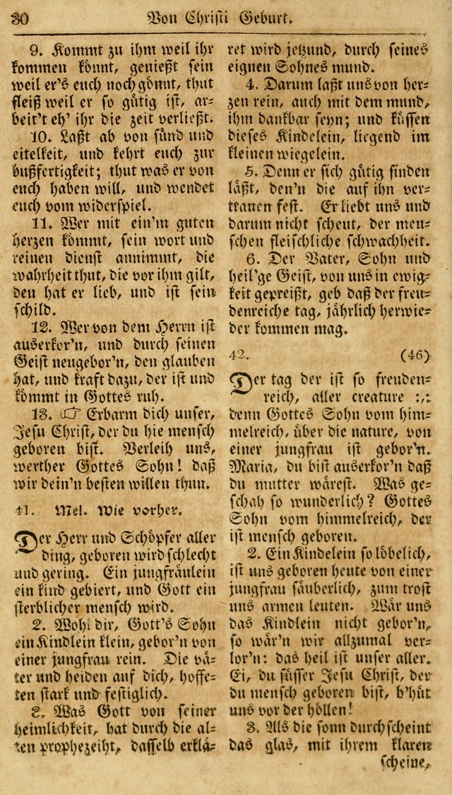 Neueingerichtetes Gesang-Buch, enthaltend eine Sammlung (mehrentheils alter) erbaulicher Lieder,  nach den Hauptstücken der christlichen Lehre und Glaubens eingetheilet page 48
