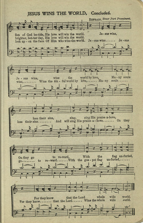 New Perfect Praise: for Sunday-schools, singing-schools, revivals, conventions and general use in Christian work and worship page 121