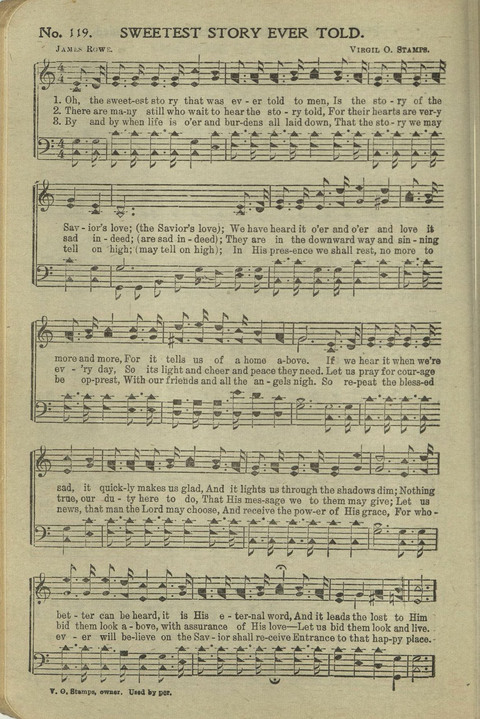 New Perfect Praise: for Sunday-schools, singing-schools, revivals, conventions and general use in Christian work and worship page 128