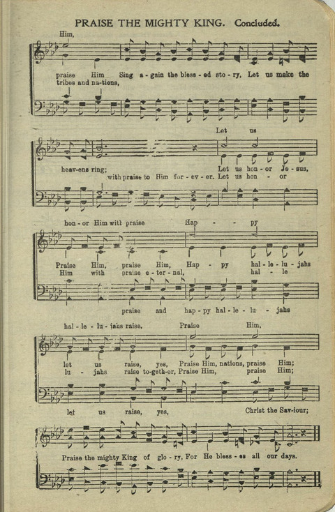 New Perfect Praise: for Sunday-schools, singing-schools, revivals, conventions and general use in Christian work and worship page 133