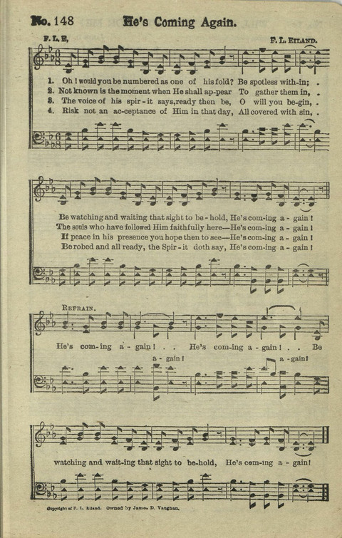 New Perfect Praise: for Sunday-schools, singing-schools, revivals, conventions and general use in Christian work and worship page 153