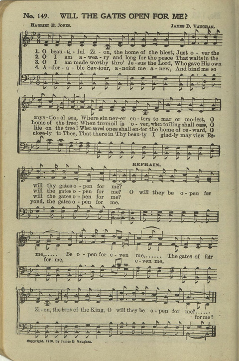 New Perfect Praise: for Sunday-schools, singing-schools, revivals, conventions and general use in Christian work and worship page 154