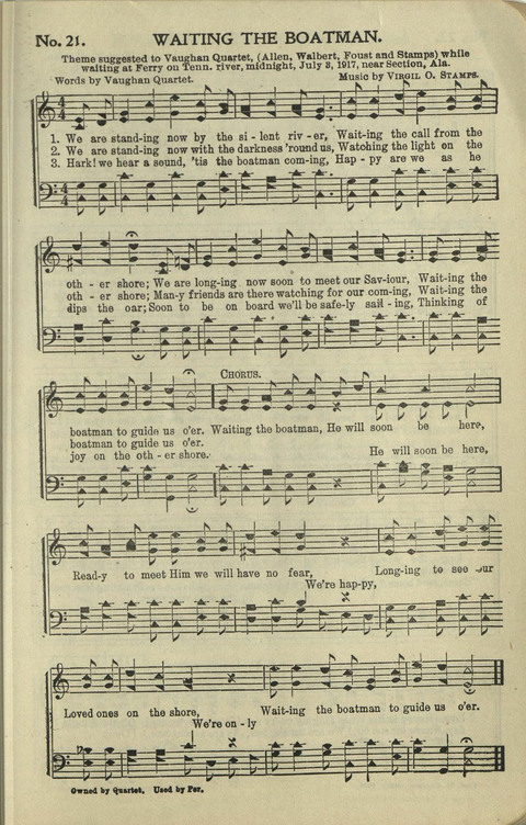 New Perfect Praise: for Sunday-schools, singing-schools, revivals, conventions and general use in Christian work and worship page 21