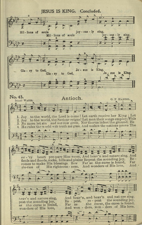 New Perfect Praise: for Sunday-schools, singing-schools, revivals, conventions and general use in Christian work and worship page 43