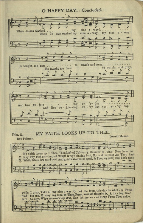 New Perfect Praise: for Sunday-schools, singing-schools, revivals, conventions and general use in Christian work and worship page 5