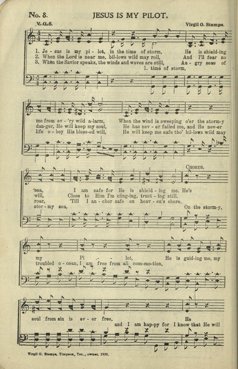 New Perfect Praise: for Sunday-schools, singing-schools, revivals, conventions and general use in Christian work and worship page 8