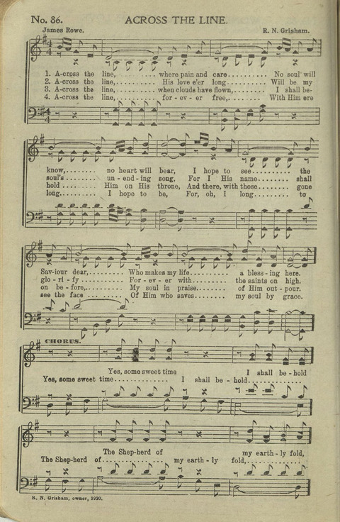 New Perfect Praise: for Sunday-schools, singing-schools, revivals, conventions and general use in Christian work and worship page 86