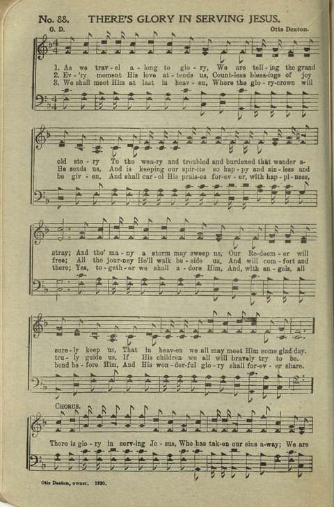New Perfect Praise: for Sunday-schools, singing-schools, revivals, conventions and general use in Christian work and worship page 88