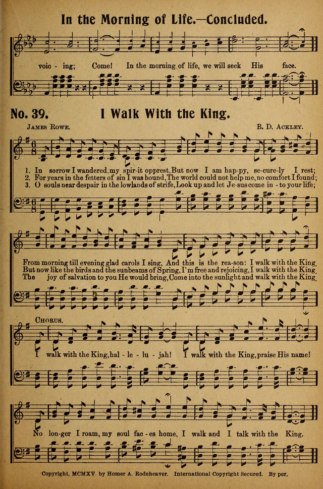 New Songs of Pentecost No. 2 page 39