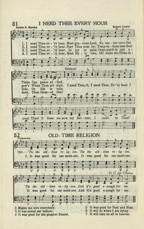 Old Fashioned Revival Hour Songs page 81