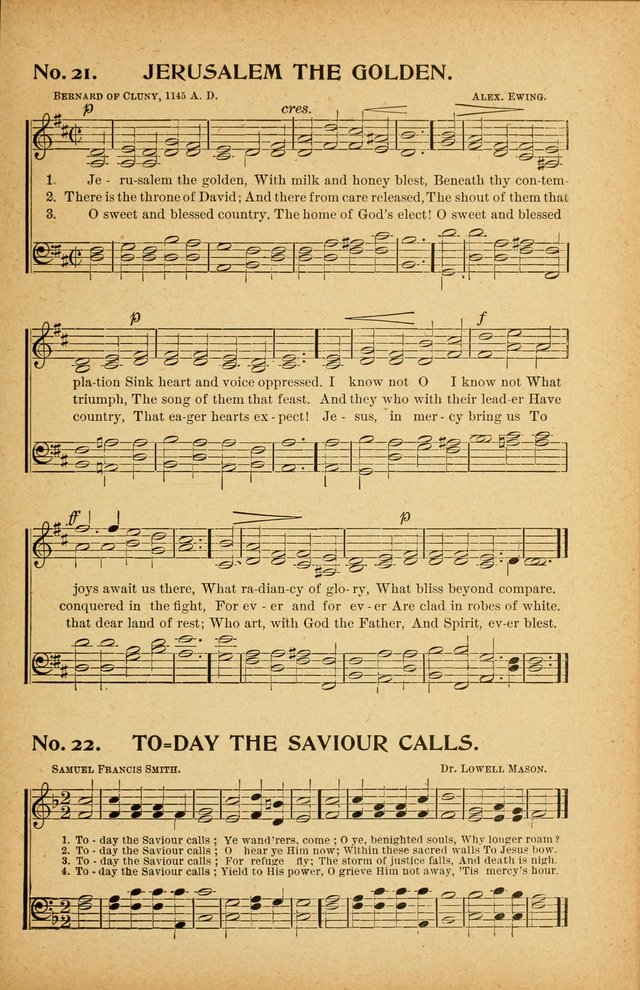 Ocean Grove Christian Songs: "The Big Little Book" page 21