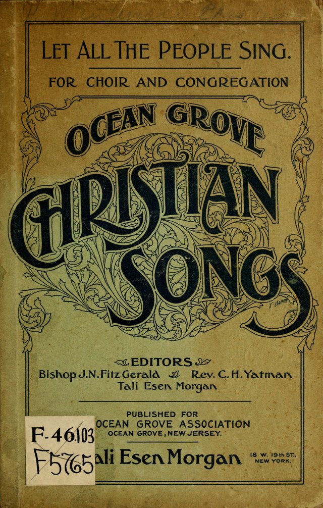 Ocean Grove Christian Songs: "The Big Little Book" page ii