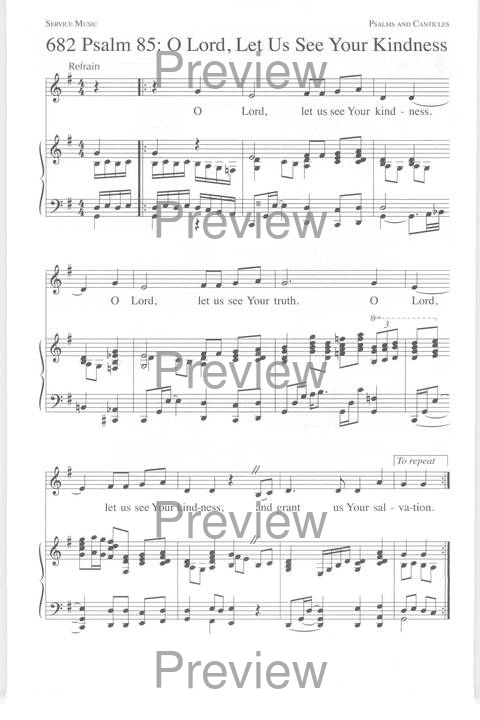 One Lord, One Faith, One Baptism: an African American ecumenical hymnal page 1089
