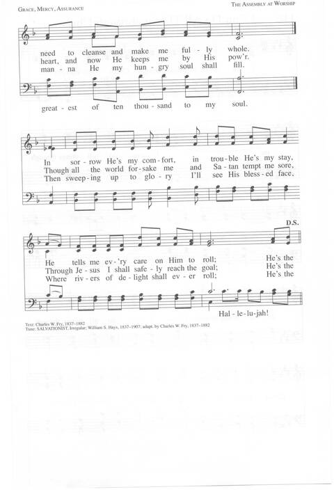 One Lord, One Faith, One Baptism: an African American ecumenical hymnal page 168