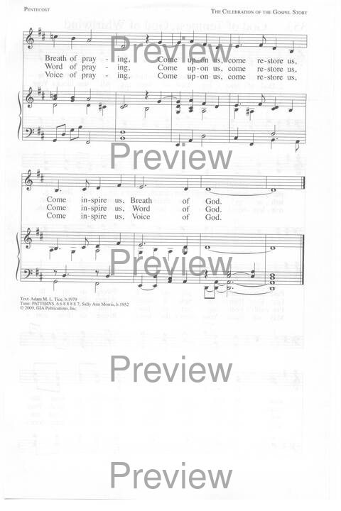 One Lord, One Faith, One Baptism: an African American ecumenical hymnal page 566