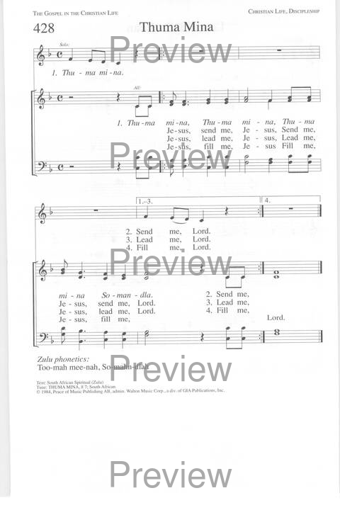 One Lord, One Faith, One Baptism: an African American ecumenical hymnal page 679