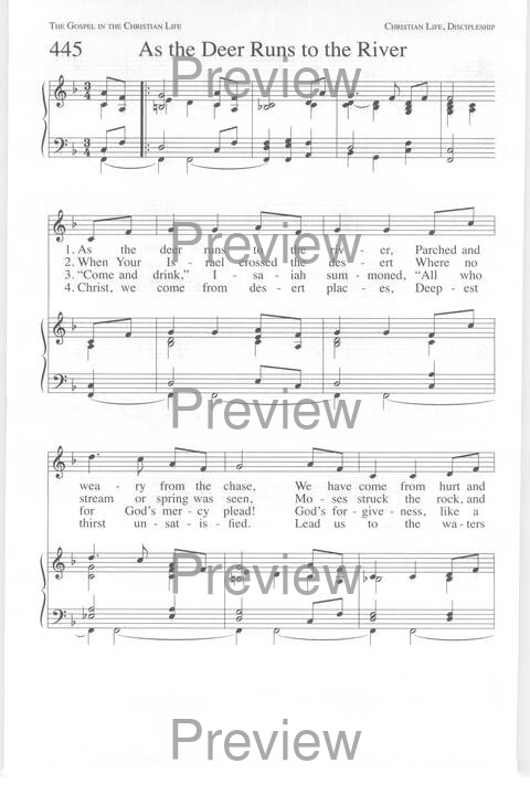 One Lord, One Faith, One Baptism: an African American ecumenical hymnal page 705