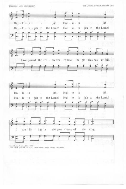 One Lord, One Faith, One Baptism: an African American ecumenical hymnal page 738