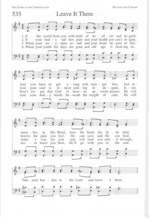 One Lord, One Faith, One Baptism: an African American ecumenical hymnal page 857