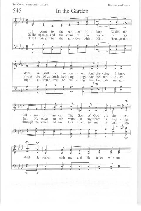 One Lord, One Faith, One Baptism: an African American ecumenical hymnal page 875