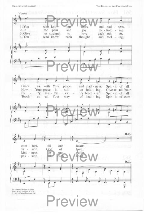 One Lord, One Faith, One Baptism: an African American ecumenical hymnal page 898