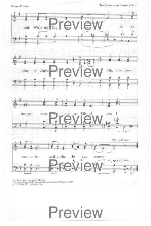One Lord, One Faith, One Baptism: an African American ecumenical hymnal page 954