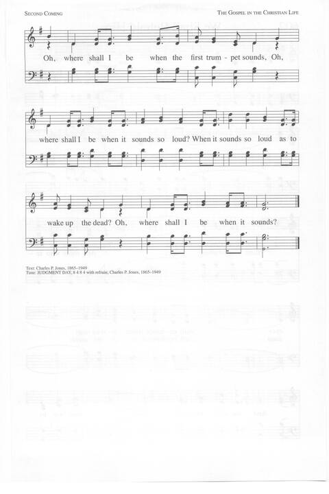 One Lord, One Faith, One Baptism: an African American ecumenical hymnal page 962