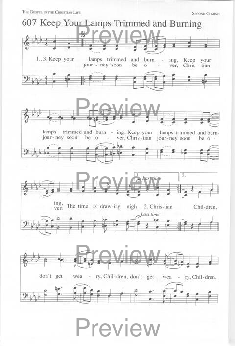 One Lord, One Faith, One Baptism: an African American ecumenical hymnal page 973