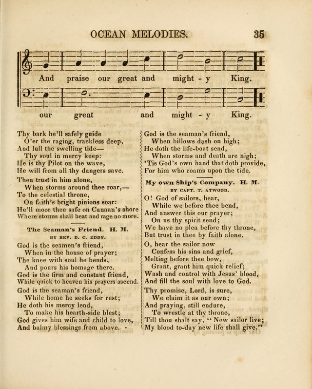 Ocean Melodies, and Seamen