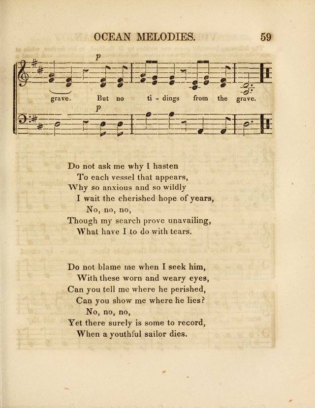 Ocean Melodies, and Seamen