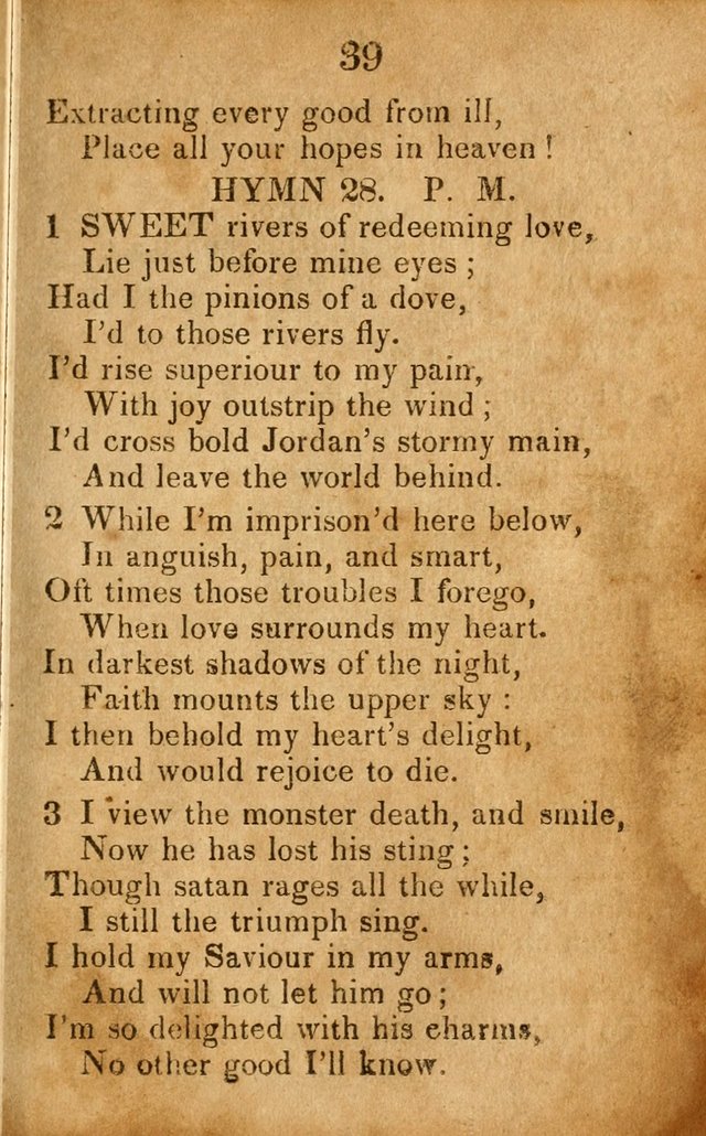 Original and Select Hymns, and Sacred Pindoric Odes., few of which have ever been published (1st. ed.) page 39