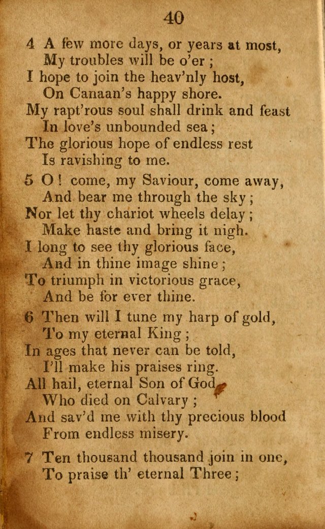 Original and Select Hymns, and Sacred Pindoric Odes., few of which have ever been published (1st. ed.) page 40