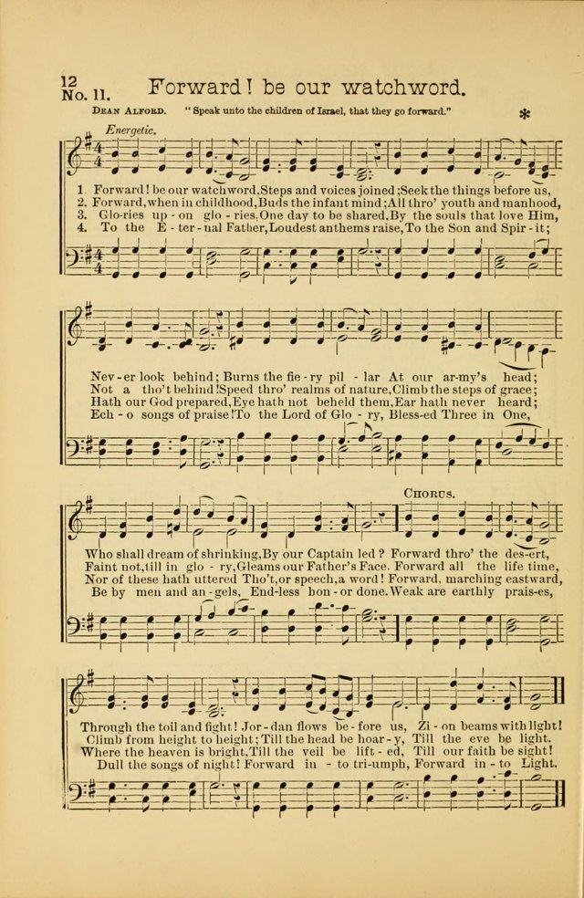 Our Sunday School: for the Sunday school and social meetings page 12