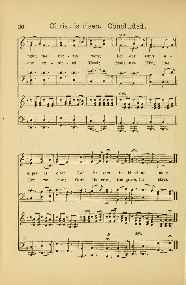 Our Sunday School: for the Sunday school and social meetings page 20