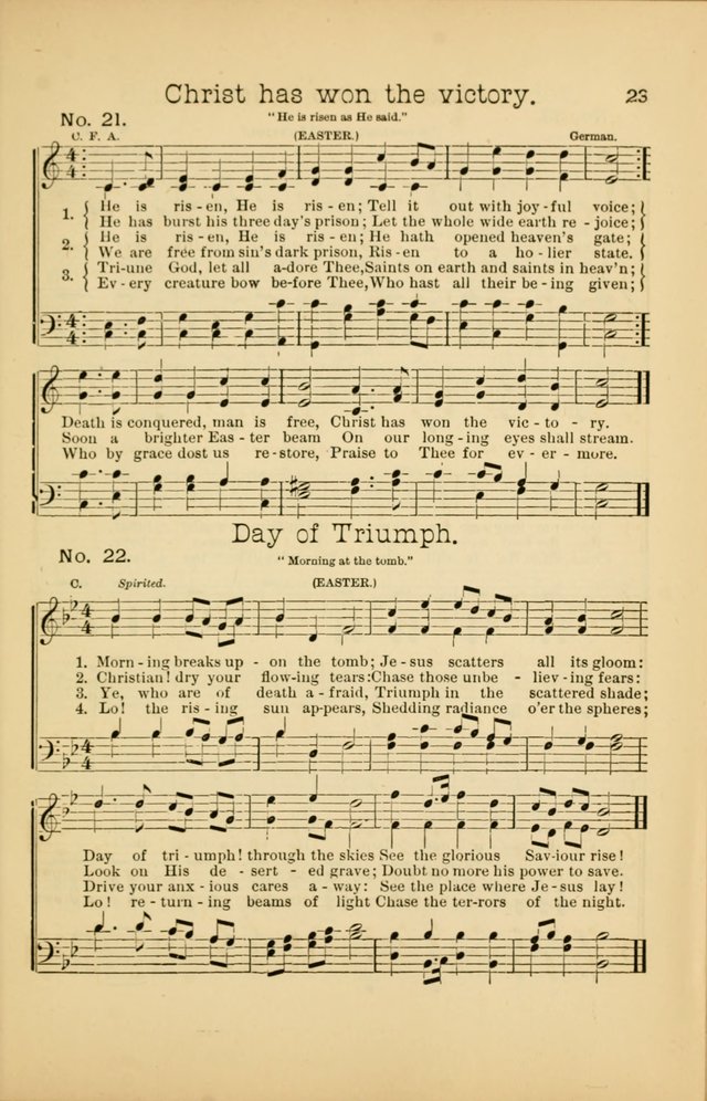Our Sunday School: for the Sunday school and social meetings page 23