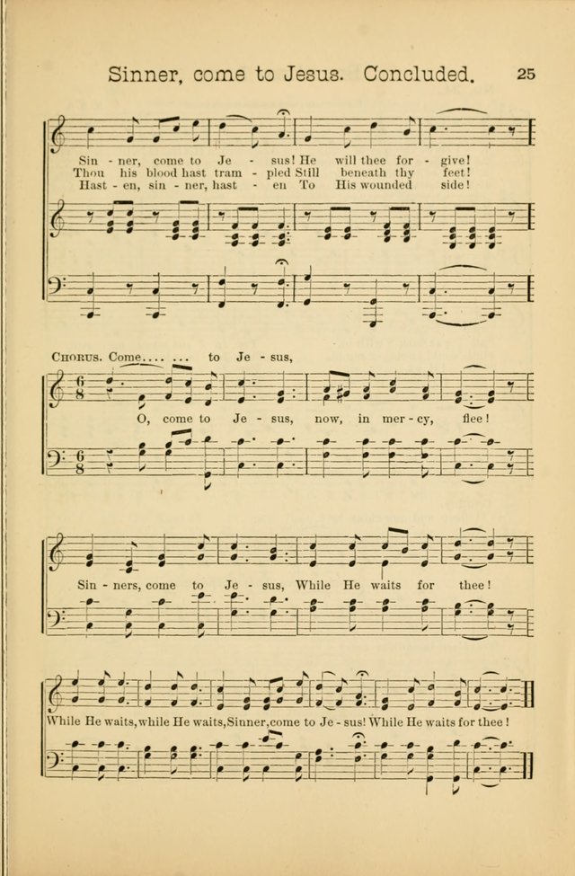 Our Sunday School: for the Sunday school and social meetings page 25
