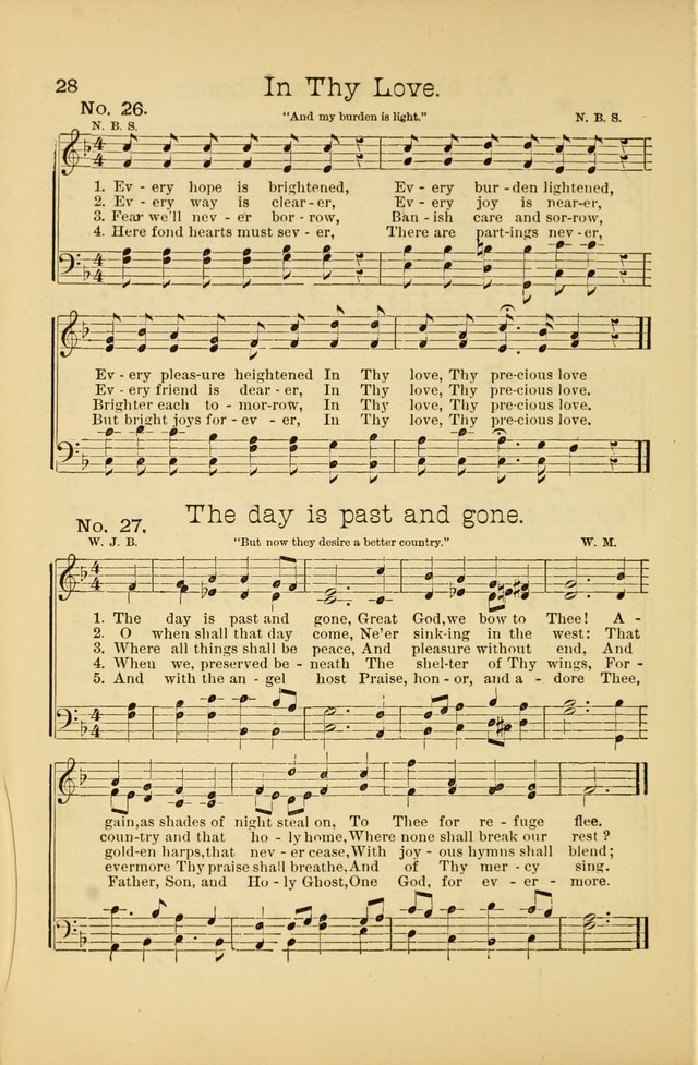Our Sunday School: for the Sunday school and social meetings page 28
