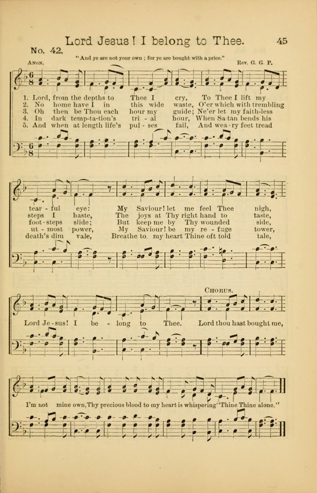 Our Sunday School: for the Sunday school and social meetings page 45