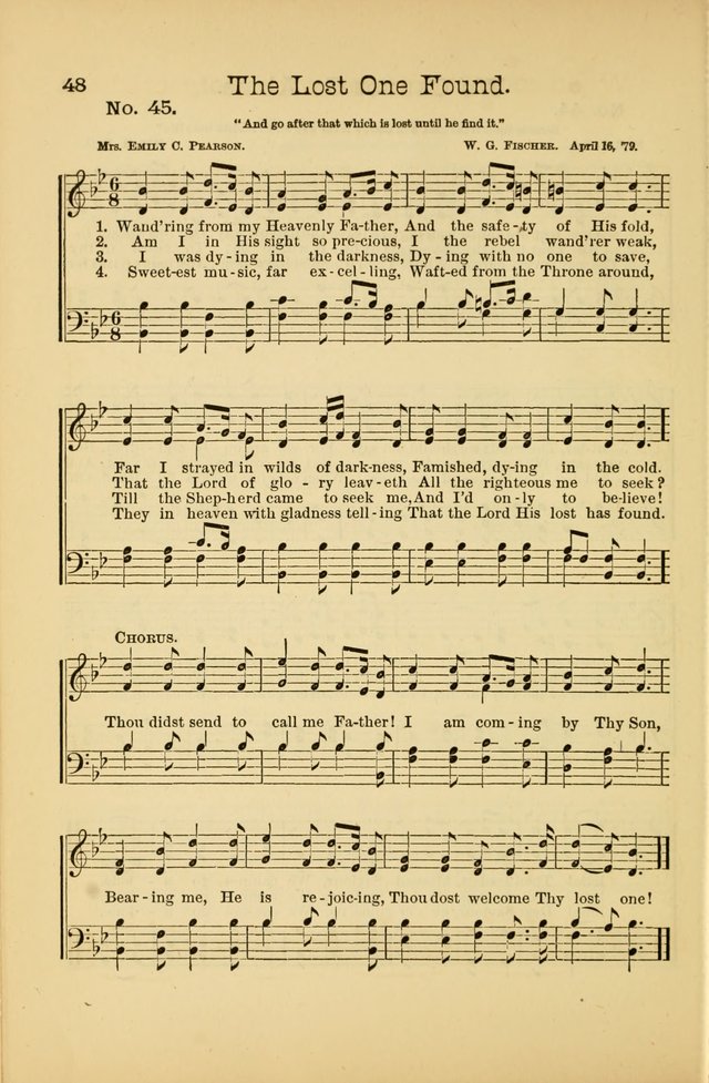 Our Sunday School: for the Sunday school and social meetings page 48