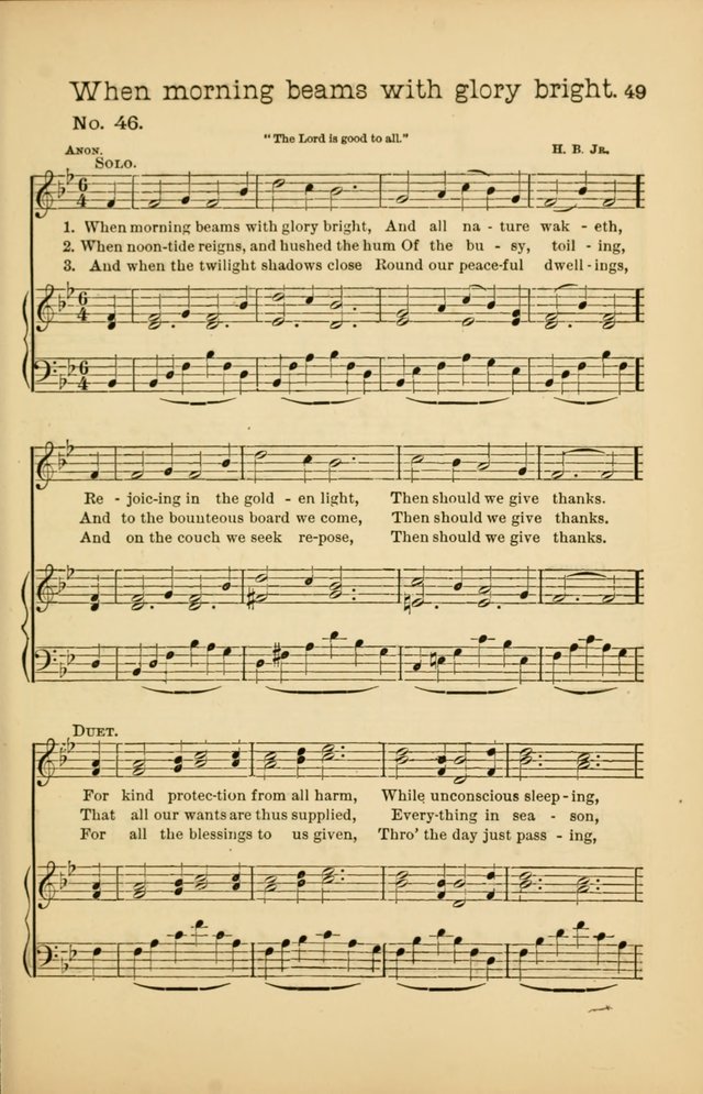 Our Sunday School: for the Sunday school and social meetings page 49