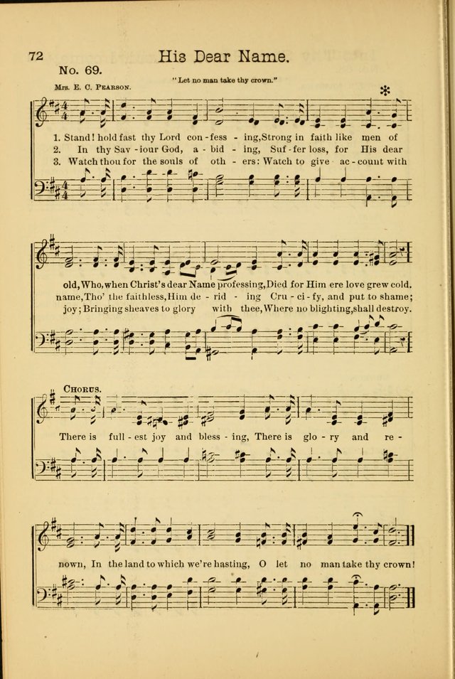 Our Sunday School: for the Sunday school and social meetings page 72