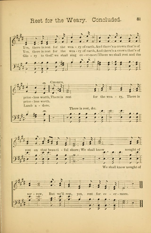 Our Sunday School: for the Sunday school and social meetings page 81