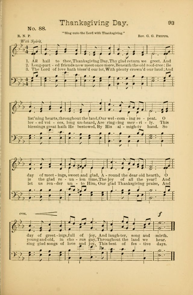 Our Sunday School: for the Sunday school and social meetings page 93